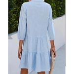 Amazon  Blue Gingham Dress, size Medium Photo 1