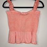 Foreign Exchange  CeCico NWT Sleeveless Ruched Striped Tank Top Women’s Sz L Photo 2