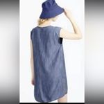 J.Crew Sleeveless Chambray Tassel Beach Tunic Swim Pool Coverup Size Large L Photo 2