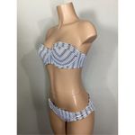 Tommy Bahama New. navy and white bikini top. Retails $179 Photo 5