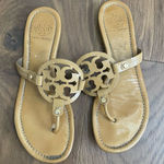 Tory Burch Miller Tan Patent Leather Sandals 9 Photo 0
