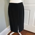 Armani Collezioni Giorgio Italy Womens Straight Pencil Skirt Solid Black Size 12 Photo 2