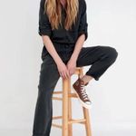 Bella Dahl  Jumpsuit Womens S Black Roll Sleeve Utility Lyocell Rock Grunge Boho Photo 2