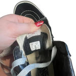 Vans Sk8-Hi Black Suede High Top Rose Embroidered Unisex Sneakers M6.5 / W8.0 Photo 9