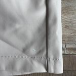 Karl Lagerfeld Karl Lagerfield Faux Leather Biege Shorts Photo 4