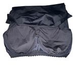 Lands End Black Tummy Control Square Neck Tankini SWIM TOP Size 10 DDD 522667 Black Photo 4