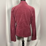 Calvin Klein Blazer Womens Wine Burgundy Corduroy Lined Jacket Blazer Office L Photo 1