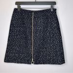 J. McLaughlin Bonnebell Tweed A-line Zipper Front Skirt Size 4 Photo 0