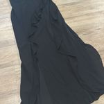 Grace Karin  Black High Low Dress with Ruffles Photo 1