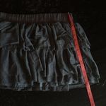 Abercrombie & Fitch Vintage Tiered Mesh Navy Elastic Band Mini Skirt NWOT Photo 12