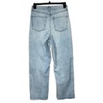 Wild Fable SZ 10/30R Baggy Jeans Highest Rise Distressed Rips Light Wash Blue Photo 4