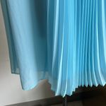 BCBGeneration BCBG light blue pleated trapeze mini dress Photo 9