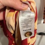 Anthropologie Maeve by Sweater Midi Shirt Dress in Yellow and Red Stripe Size S Photo 10