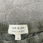 Cloth & Stone Cropped Green Linen Pants Photo 1