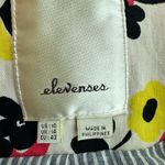 Elevenses Anthropologie  Dahlia Cap Sleeve Floral Blazer Size 10 Photo 3