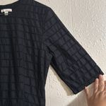 Gap  black eyelet mini short sleeve dress Eyelet Lined with pockets Photo 3