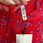 Rat & Boa Fia Red Floral Printed Mini Dress Womens Small New Photo 8