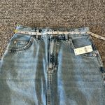 Anthropologie NWT  Petite Pilcro The Madi Slit Front Denim Skirt Sz 10P Photo 13