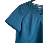 Scrubstar  Ultimate Women Scrub Top S Green Medical Uniform Nurse Workwear‎ Photo 6