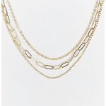 NEW Arula Altar’d State 18K Gold Plated Layered Statement Necklace Photo 2