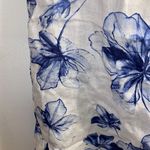 Bellambra NWT  White/Blue Halter Tie Floral Linen Dress S Photo 5