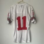 Ohio State Vintage Used Condtion Buckeyes Football Jersey Size Medium = Red Photo 6