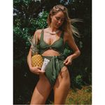 l*space NWT L* Eco Antigua One Piece in Jungle Sz Medium $198 Photo 4