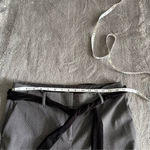 Loft  NWT petite gray velvet belt slim straight dress pants Sz 10P Photo 8