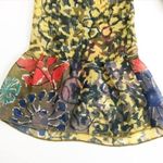 CAbi SHAKESPEARE FLOWER POWER MULTI PRINT STYLE TIE TOP XS Photo 5