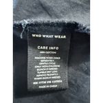 Who What Wear  Black Midi Shirt Dress Bell Sleeve W/Bows Whimsygoth Cottage Sz S Photo 4