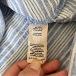 Soft Surroundings  Striped Cotton Long Sleeve Shirt Blue (XSmall) casual simple Photo 6