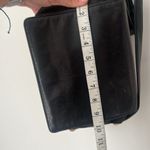 Bloomingdales Vtg Bloomingdale’s Black Leather Crossbody Handbag Photo 8