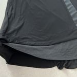 Women size small long black dress with small train bust and waist mesh detail Photo 11