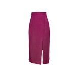 Sézane Moisa Midi Skirt, Magenta, FR44/US12 Photo 6