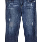 Democracy  Distressed Capri Jeans with Embellished Pockets Size 14 Photo 0