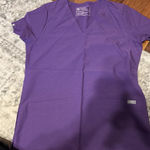FIGS Purple  Scrub Top XS Photo 0