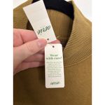 Aerie Sweatshirt Womens Small Mountain Season Mock Neck Oversized Brown NWT Photo 8