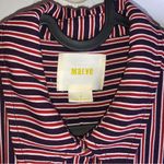 Maeve  Anthropologie Womens Striped Long Sleeve Button Down Tunic Shirt Sm‎ CPB31 Photo 1