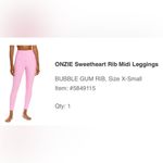 Onzie Sweetheart Ribbed Midi Leggings • Size XS Photo 2