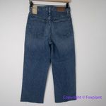 New! Madewelll Slim Wide-Leg Jeans in Crownridge Wash: Raw-Hem Edition,‎ size 27 Photo 8
