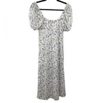 Altar'd State NWT Altar’d State Karen Floral Midi Dress Size XS Ivory Lavender High Side Slits Photo 1