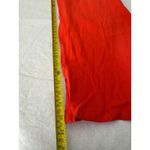 AQUA  Women's Orange Button-Front Jumpsuit Wide Leg Sleeveless‎ Back Cut Out Photo 8