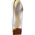 Handmade Genuine Leather Woven Bag Brown Photo 4