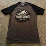 Universal Studios Jurassic World Black and Gray Tee Size L Photo 0