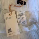 Quince NWT  100% European Linen High Waisted White  Shorts Sz L Photo 7