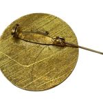 Vintage Lake Placid Fire Department Olympic Winter Games Enamel Pin Badge A536 Blue Photo 3