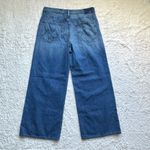 Mother Superior The Ditcher Roller Sneak Wide Leg Jeans 33 Heart Throb High Rise Blue Photo 4