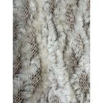 Pristine Paula Lishman M Rose Beige Sheared Beaver Cotton Knit Jacket Tan Size M Photo 4