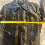 wilson's leather Vintage Wilsons Pelle‎ Studio Soft Black Leather Jacket Coat Womens XL Lined Photo 7