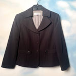 Tahari  pinstripe cropped blazer Photo 0
